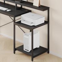 Mesa Gaming para PC con 3 Tomas AC y 2 Puertos de Carga USB, Mesa para Ordenador con Amplio - details 2