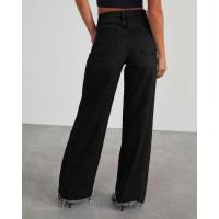 Pantalones vaqueros de cintura alta para mujer moda coreana Haruku Cowboy calidad R pantalones - details 12