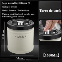 Latas selladas al vacío de bombeo de presión, latas de café, granos de té frescos, 304 cajas frescas de acero inoxidable - details 7