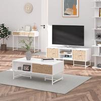 Mueble para Televisor Moderno de Salón 47 Pulgadas 4 Cajones 2 Estantes Abiertos Gestión de Cables - details 1