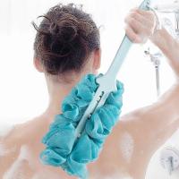 Cepillo de Ducha para Cuerpo con Mango Largo Cepillo de Baño de Malla Suave para Adultos - details 0