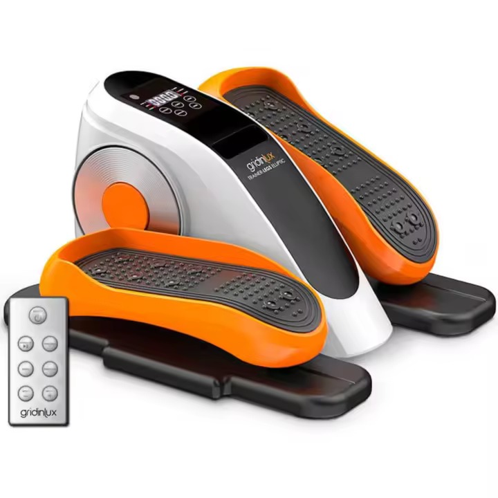 Pedaleador Eléctrico Mini Elíptica Entrenador de Piernas Gimnasia Pasiva Sentado - 1