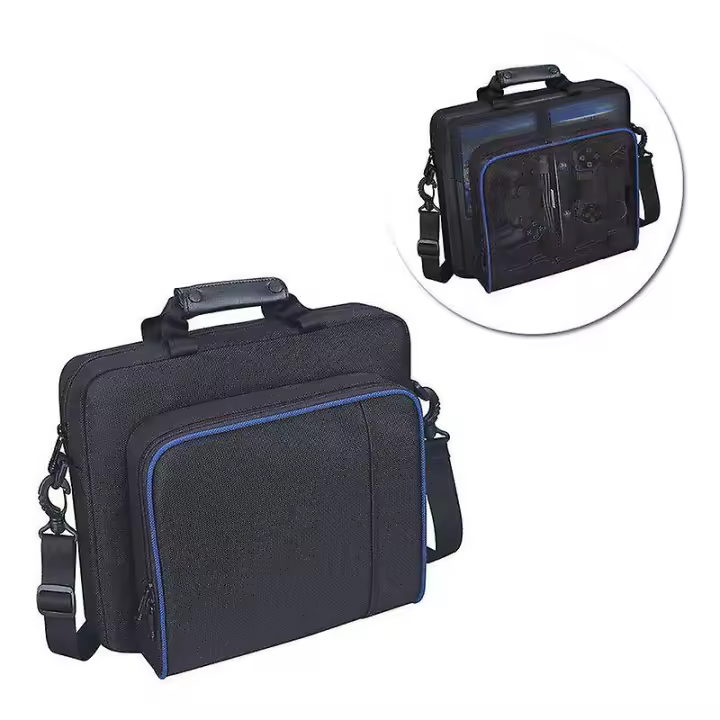 Funda para consola, bolsa de transporte acolchada protectora de viaje, correa para el hombro para PlayStation 4 PS4 - 1