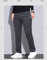 Pantalones informales de pierna recta holgados antiarrugas para hombre, pantalones ligeros y versátiles a la moda, negocios personalizados y modernos - details 1
