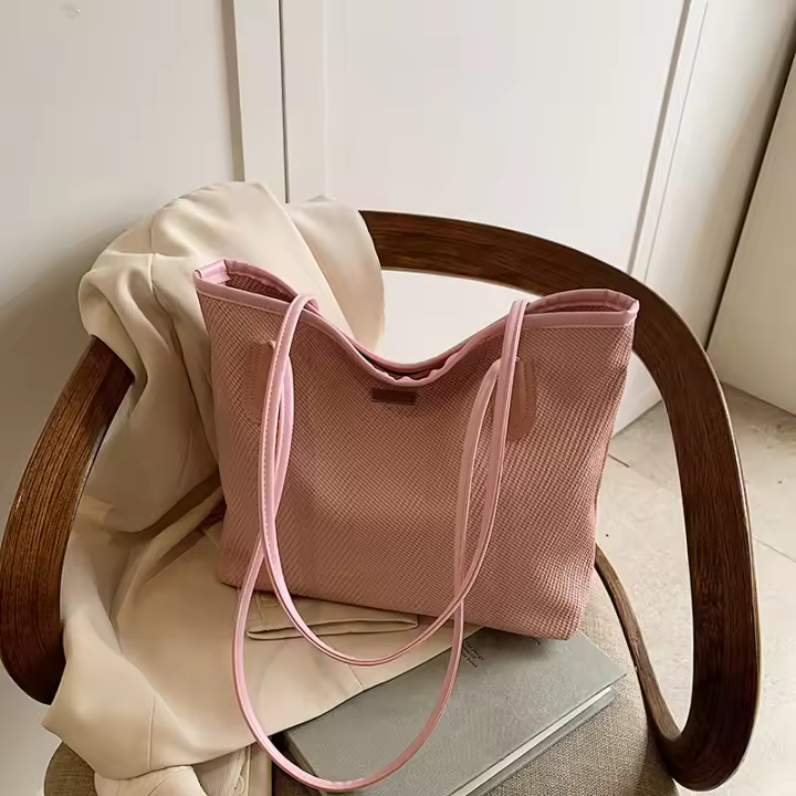 2025 nueva moda bolso de hombro único bolso de mano de gran capacidad bolso de axila que combina con todo - 1
