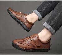 Nuevos zapatos transpirables antideslizantes de lujo a la moda, zapatos versátiles de ocio para hombres, zapatos ligeros y cómodos para caminar - details 23