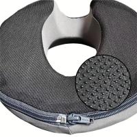 1pc Cojín de descanso de cara ergonómico en forma de U de espuma de memoria - Suave, lavable en máquina, con cierre de cremallera, libre de formaldehído, no necesita electricidad ni batería, ideal para oficina, spa y uso en casa - details 6