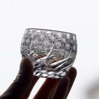 Copa de Sake Edo Kiriko Shochu Arte Tradicional Japonés Copa de Vino y Champán con Estilo - details 11