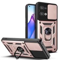 Funda de lujo para cámara OPPO Reno, cubierta protectora deslizante con material exterior de PC + TPU - details 9