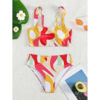 Bikini de cintura alta, Tre 2025 Conjunto de bikini bandeau sexy para mujer, Traje de baño brasileño para mujer - details 18