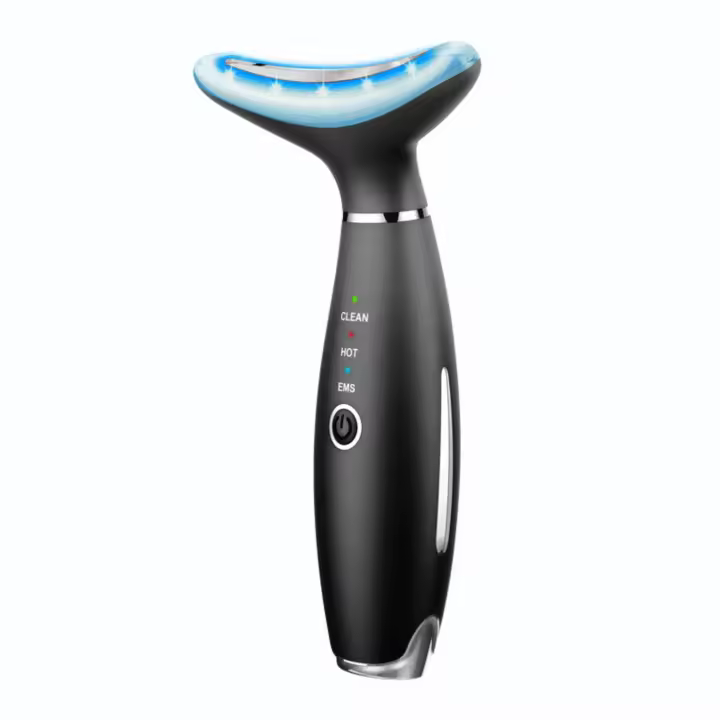 Scttomon Equipo de Belleza Facial Masajeador de Cara Vibrante Herramienta de Escultura Facial 3 en 1 para Doble Papada y Temporales - 1