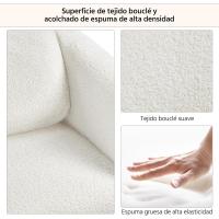 Butaca de Salón con Reposacabezas Ajustable 3 Posiciones Diseño Ergonómico Soporte Lumbar - details 6