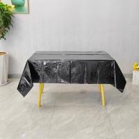 Cubierta de mesa de aluminio iridiscente de plástico para fiesta de Navidad, mantel rectangular, cubierta para mesa de comedor, decoración para banquete, fiesta de boda - details 10
