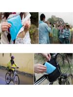 Poncho de lluvia desechable con capucha para adultos, impermeable de emergencia para acampar, senderismo, deporte al aire libre, 5-50 piezas - details 3