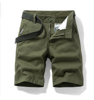 Shorts De Verano Para Hombre 100% Algodón Sólido Calidad Superior Ropa Social Casual Bermudas Sueltas De Lujo En Caqui Joggers De Perna Larga Cierre De Cremallera - details 7