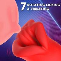 Embalaje privado Vibrador SEXO para mujeres, vagina, punto G, succionador de pezones, lengua oral, lamiendo el clítoris, estimulación telescópica, juguetes sexuales - details 4
