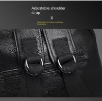 Mochila casual para hombres, mochila de cuero de moda, bolso de computadora de 15,6 pulgadas con patrón de cocodrilo, mochila de viaje - details 11