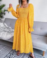 Vestido Maxi Floral de Alta Calidad y Lujo Elegante Estilo Kpop para Mujeres Ideal para Fiestas - details 3