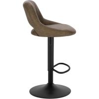 Taburete de Bar con Resaldo Diseño de Juego de 2 Taburete Giratorio 360° Altura Ajustable - details 12