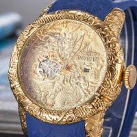 Invicta-reloj con correa de acero para hombre, cronógrafo de silicona, esfera grande - details 2