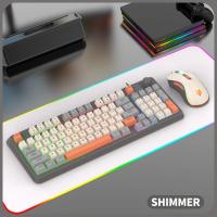 K820 USB juego con cable teclado ratón conjunto iluminado escritorio/portátil hogar Oficina teclado masculino femenino - details 3
