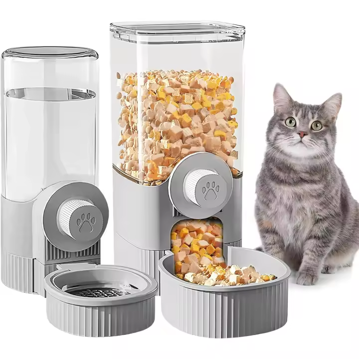 Dispensador de Agua Automático para Mascotas Pequeñas 2 Piezas Conjunto de Conejo de Peso Hangar y Botella de Agua para Chinchillas - 1