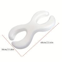 Almohada de lujo y cómoda para dormir para mujeres: reduce las arrugas, repara las mejillas, viene con una funda de tela, hipoalergénica, no requiere pilas. - details 4