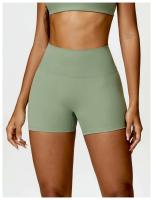 Pantalones Cortos de Cintura Alta de Yoga Ouwu Anti-Esqüí, Ideal para Ciclismo, Correr, Entrenamiento Intenso, Gimnasio Ropa Deportiva para Mujeres - details 12