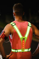 WEST BIKING-Chaleco de seguridad para ciclismo para hombre, chaleco reflectante ligero para caminar por la noche, patinete eléctrico, chaleco intermitente para correr y pescar - details 14