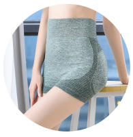 Pantalones cortos de entrenamiento de tres cuartos para mujer, cintura alta, de secado rápido, sin costuras, ajustados, deportivos, para yoga - details 2