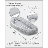 Nido para bebé Nido de（ 55 x 95 cm） de algodón Apto como Cuna de Viaje y para el colecho - details 93