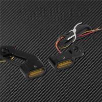 Intermitente LED ámbar para motocicleta, luz de marcha para Harley Touring Electra Glide Road Glide 09-17, Softail Slim FLS, 2 uds. - details 5