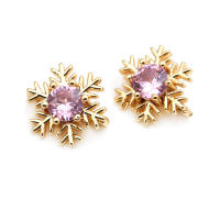 10 Uds. De latón y circonita de Color dorado de 18K, 3 agujeros, pulseras con conexión de flores, collares, cuentas espaciadoras, fabricación de joyas Diy de alta calidad - details 31