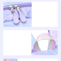 Mochila escolar primaria para niñas en rosa y morado, mochila para libros de estudiantes, mochila impermeable para la escuela, regalo para niños - details 10
