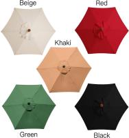 Tela de Reemplazo para Paraguas de Sol Cubierta de Parasol de Jardín de 3M de Largo - details 0