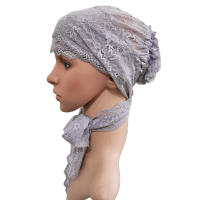 Pañuelo de Encaje para Mujer Gorros de Cuidado del Cabello Islámico Bandana de Moda para Pérdida de Cabello - details 8