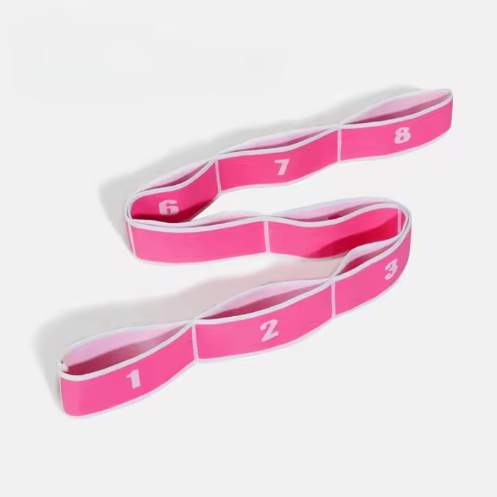 Bandas de resistencia para Yoga, bandas elásticas para entrenamiento de niños y adultos, gimnasio en casa, Pilato, ejercicio, danza, correa de tracción multisección, deportes de Fitness - 1