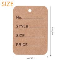 Etiquetas de precios y para colgar ropa, etiquetas para marcar ropa, etiquetas sin cadena, etiquetas de tienda, 1000 unidades - details 6