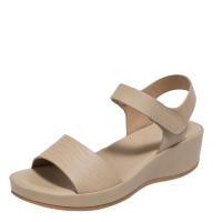 Sandalia playa pendiente tacón sandalias en relieve nuevo verano tacones altos moda cómoda correa Casual zapatos romanos - details 2