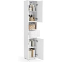 Unidad de Almacenamiento Blanca Estante de 30x30x170cm con 30 Compartimentos Regulables - details 0