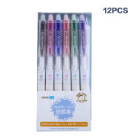 Bolígrafo borrable de 12 piezas para estudiantes, bolígrafo de tinta de Gel suave para escribir los deberes y tomar notas - details 3