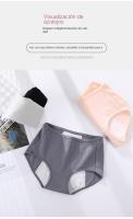 Bragas menstruales a prueba de fugas para mujer, ropa interior fisiológica, cómodas, de algodón, transpirables, impermeables, nuevas - details 13