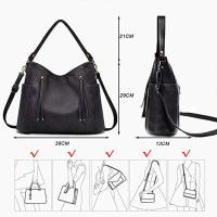 Bolsos de Mano para Mujer, Bandolera Grande de Cuero, Bolso de hombro, Diseño de PU, Bolso de alta gama para Mujer - details 3