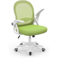 Silla de Escritorio Ergonómica con Malla Transpirable, Reposabrazos Abatibles, Silla para Ordenador de Altura Regulable, Silla Giratoria de 360 ° , Gris - details 15