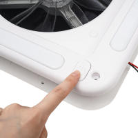 Ventilador de Techo de Acero Inoxidable con Termostato Velocidad Manual y Automática - details 4