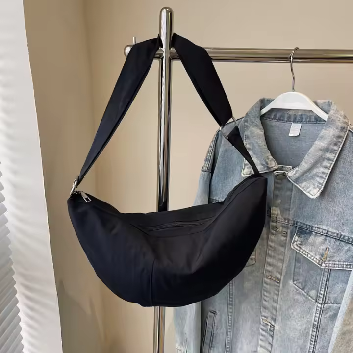 Bolso Cruzado de Moda Versátil Bolso de Hombro Sólido de Gran Capacidad para Hermanas - 1