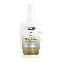 Loción de protección diaria Eucerin con protector solar SPF 30 de amplio espectro, protector solar facial que hidrata y ayuda a proteger la piel sensible, - details 0