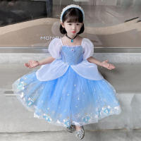 Vestido de princesa Cenicienta para niña y niño, tutú de carnaval con lentejuelas, ropa de malla para regalo de cumpleaños - details 4