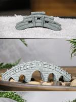 Figurita de puente de piedras de arena en miniatura, adornos de terrario DIY, jardín de hadas, bonsái, Rocalla, decoración de habitación - details 4