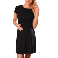 Trajes de mujer verano ocio moda Color sólido funcional mamá lactancia vestido de manga corta ropa para mujeres embarazadas - details 7
